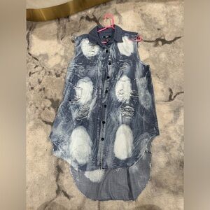 NWOT women’s sleeveless high-low top size 1x